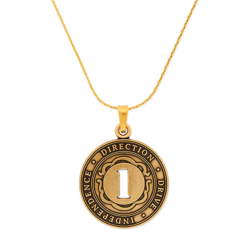 Number 1 Necklace Expandable Independence Direction Drive T-Shirts