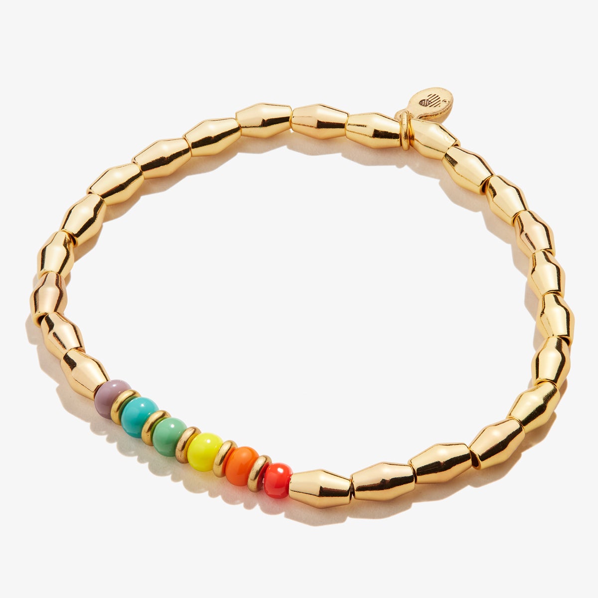 Rainbow Beaded Stretch Bracelet T-Shirts