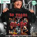ACDC Band 50 Years 1973 2023 T Shirt