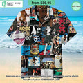 ACDC Band Collage Hawaiian Shirt