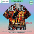 ACDC Band Hells Bells Hawaiian Shirt