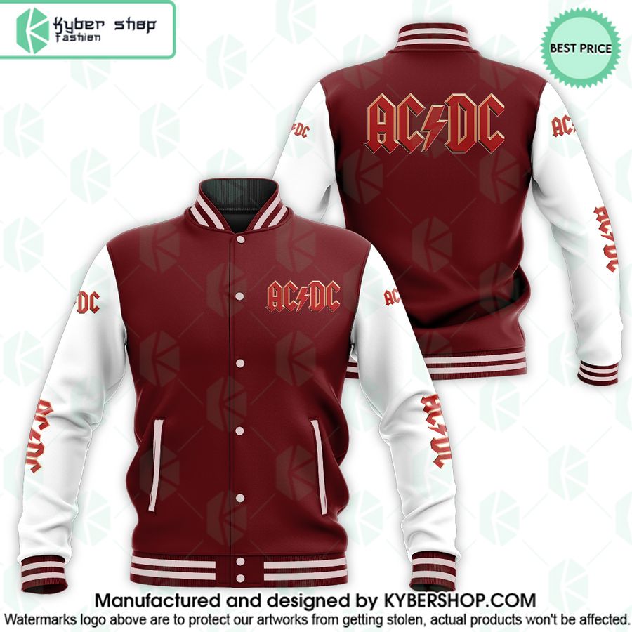 ACDC Rock band Baseball Jacket