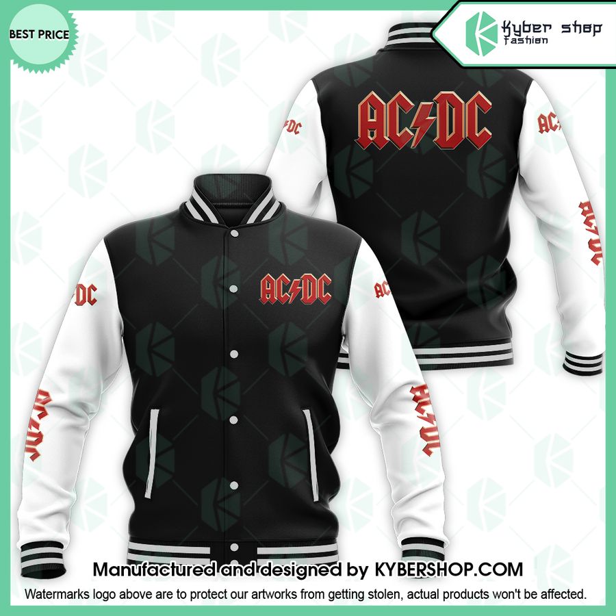 ACDC Rock band Baseball Jacket