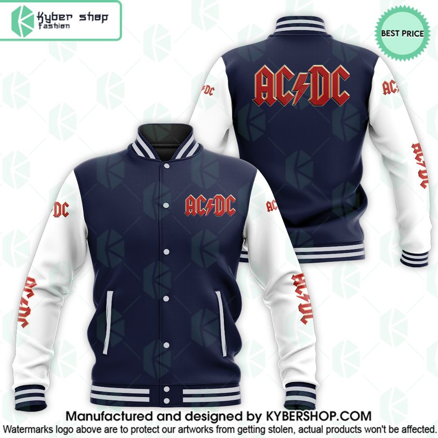ACDC Rock band Baseball Jacket