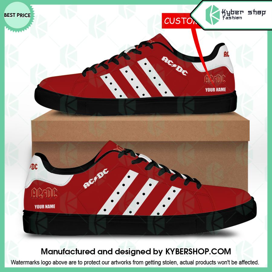 ACDC Rock band CUSTOM Stan Smith Shoes
