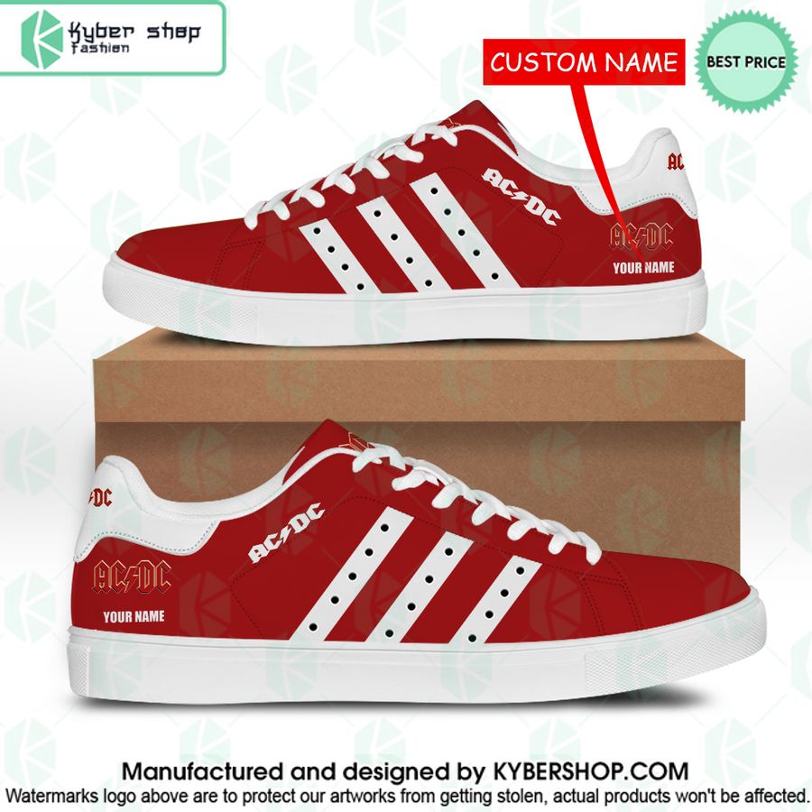 ACDC Rock band CUSTOM Stan Smith Shoes