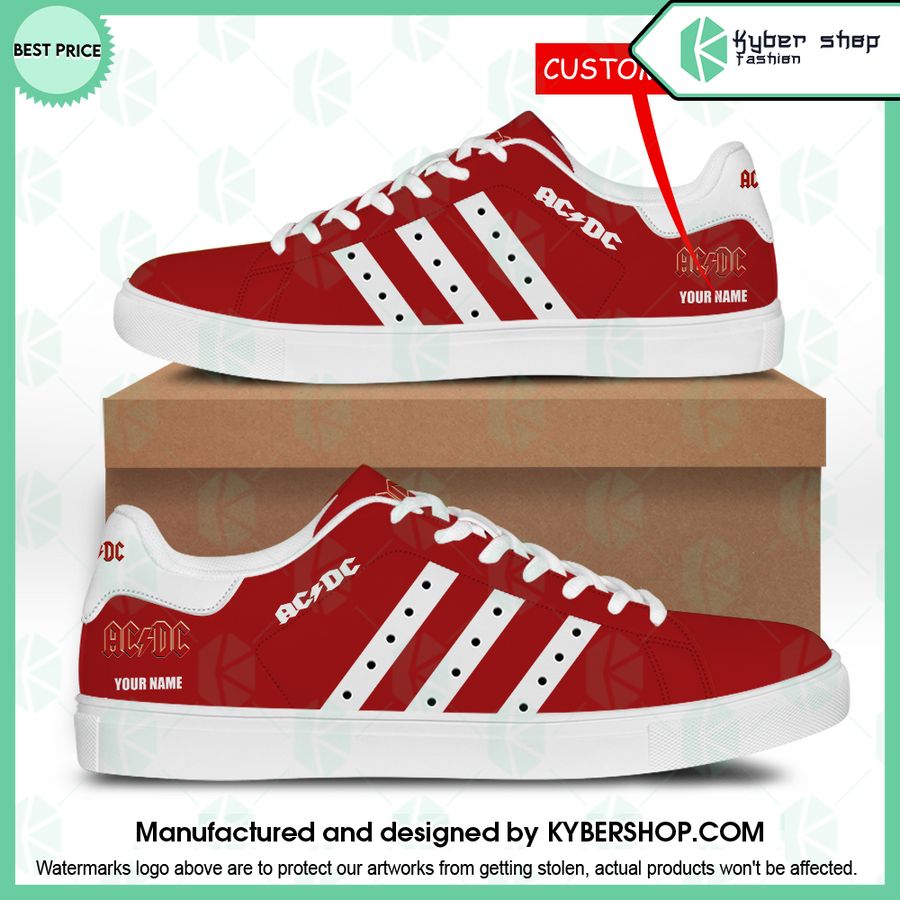 ACDC Rock band CUSTOM Stan Smith Shoes