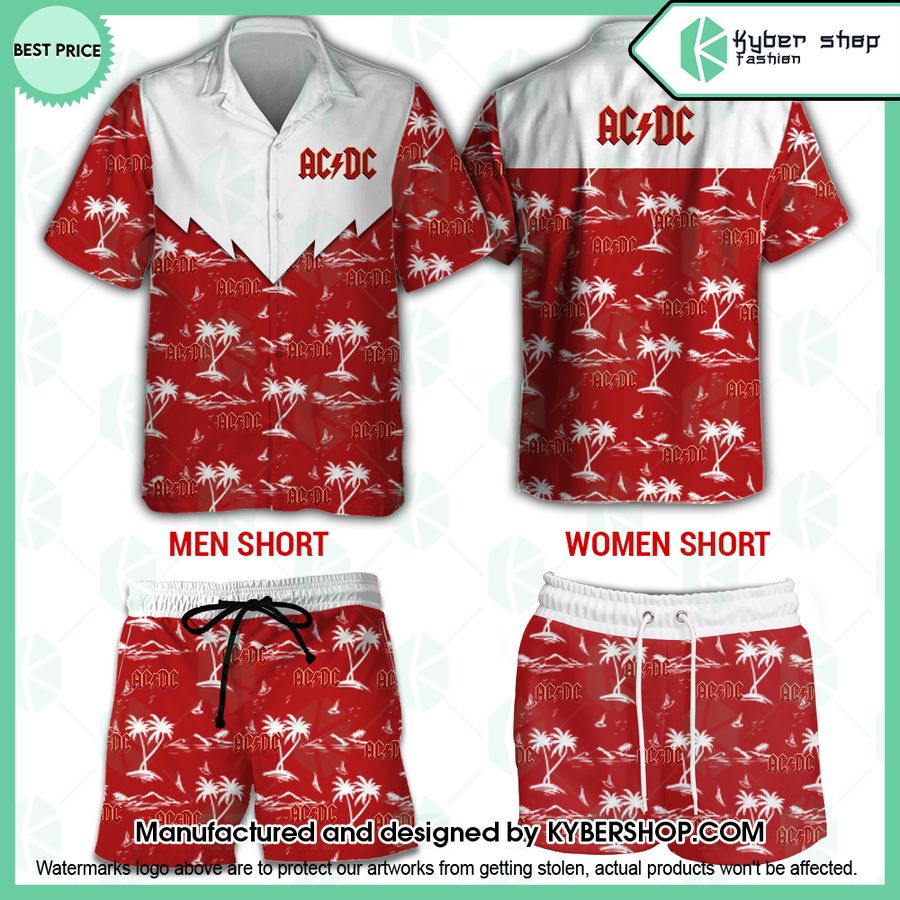 ACDC Rock band Hawaiian Shirt