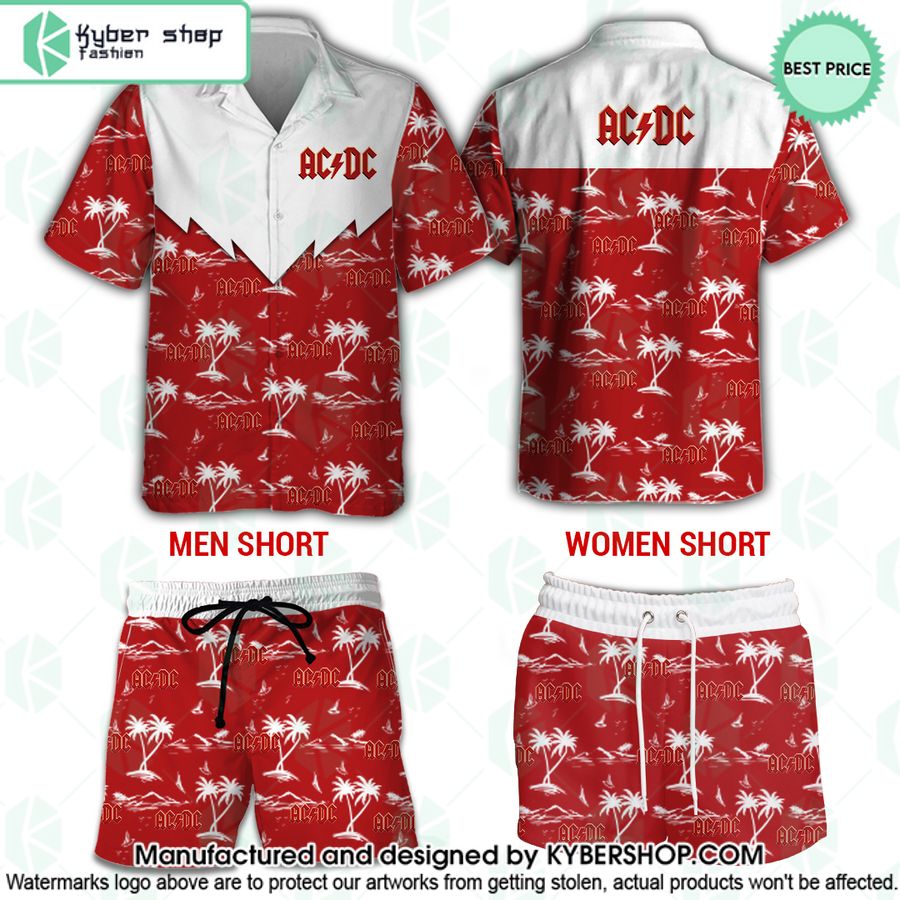 ACDC Rock band Hawaiian Shirt