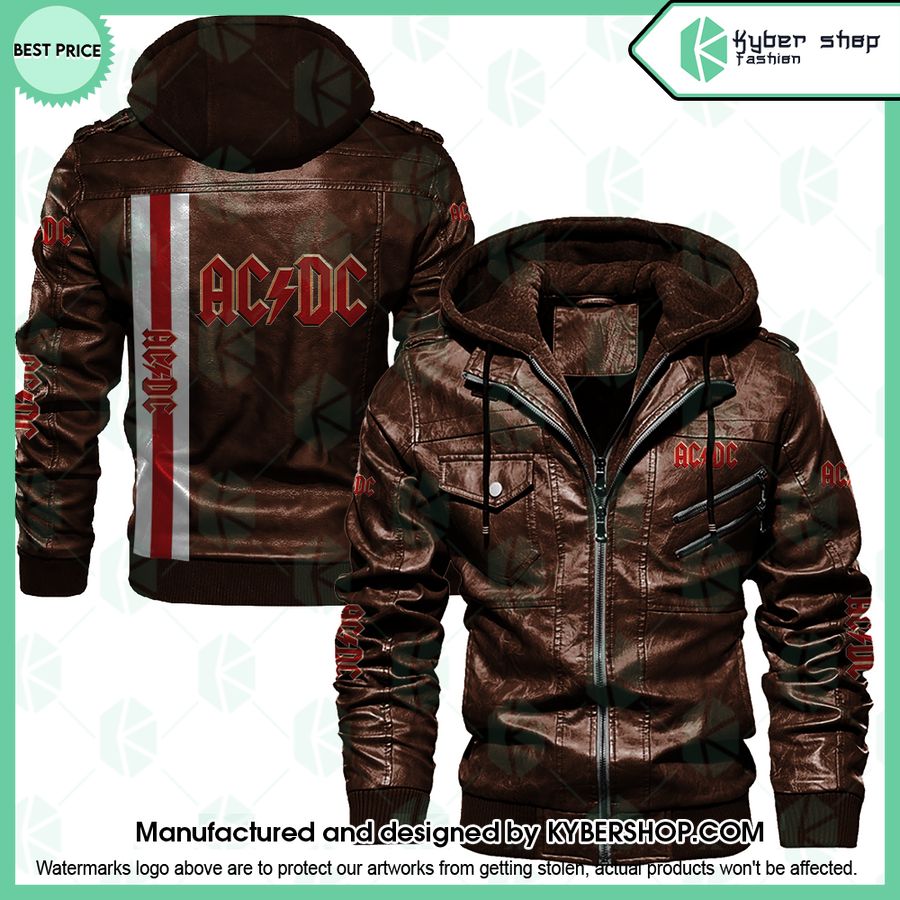 ACDC Rock band Leather Jacket