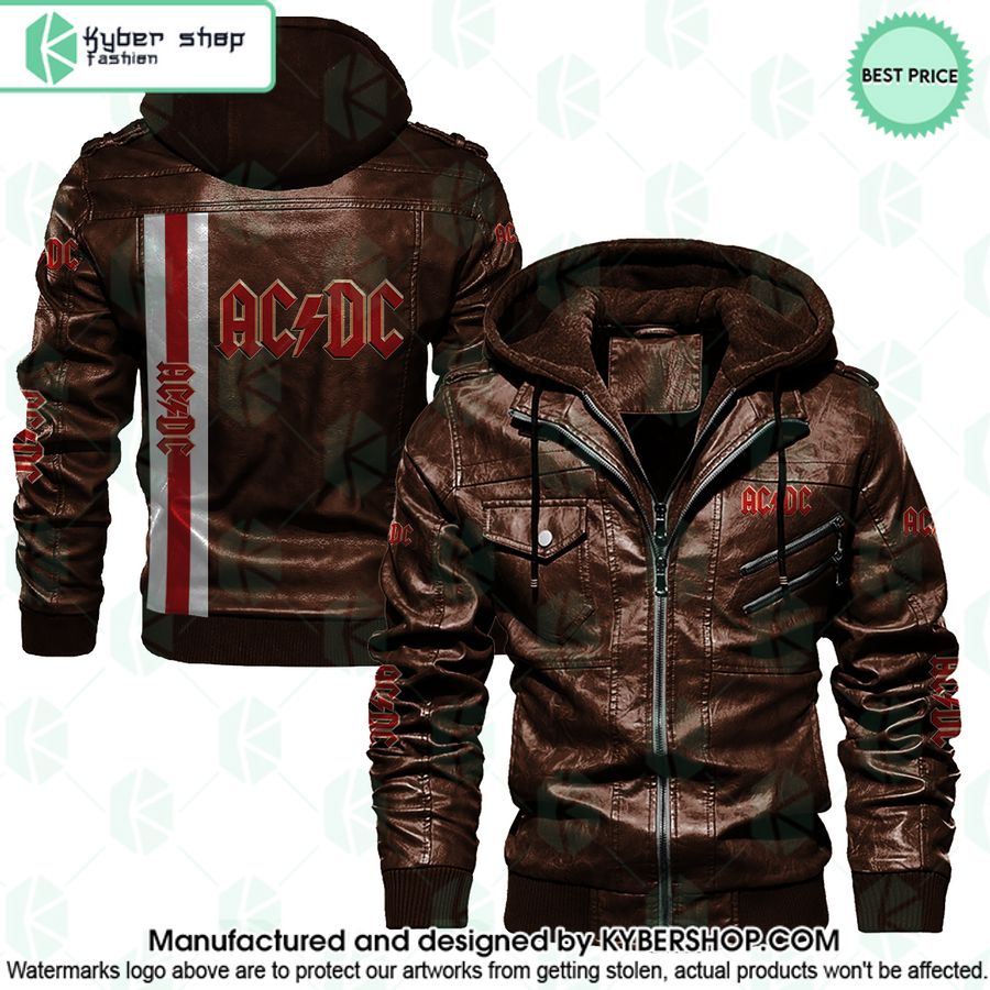 ACDC Rock band Leather Jacket