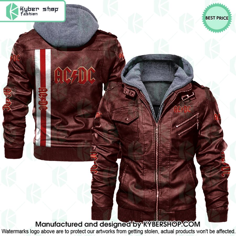 ACDC Rock band Leather Jacket