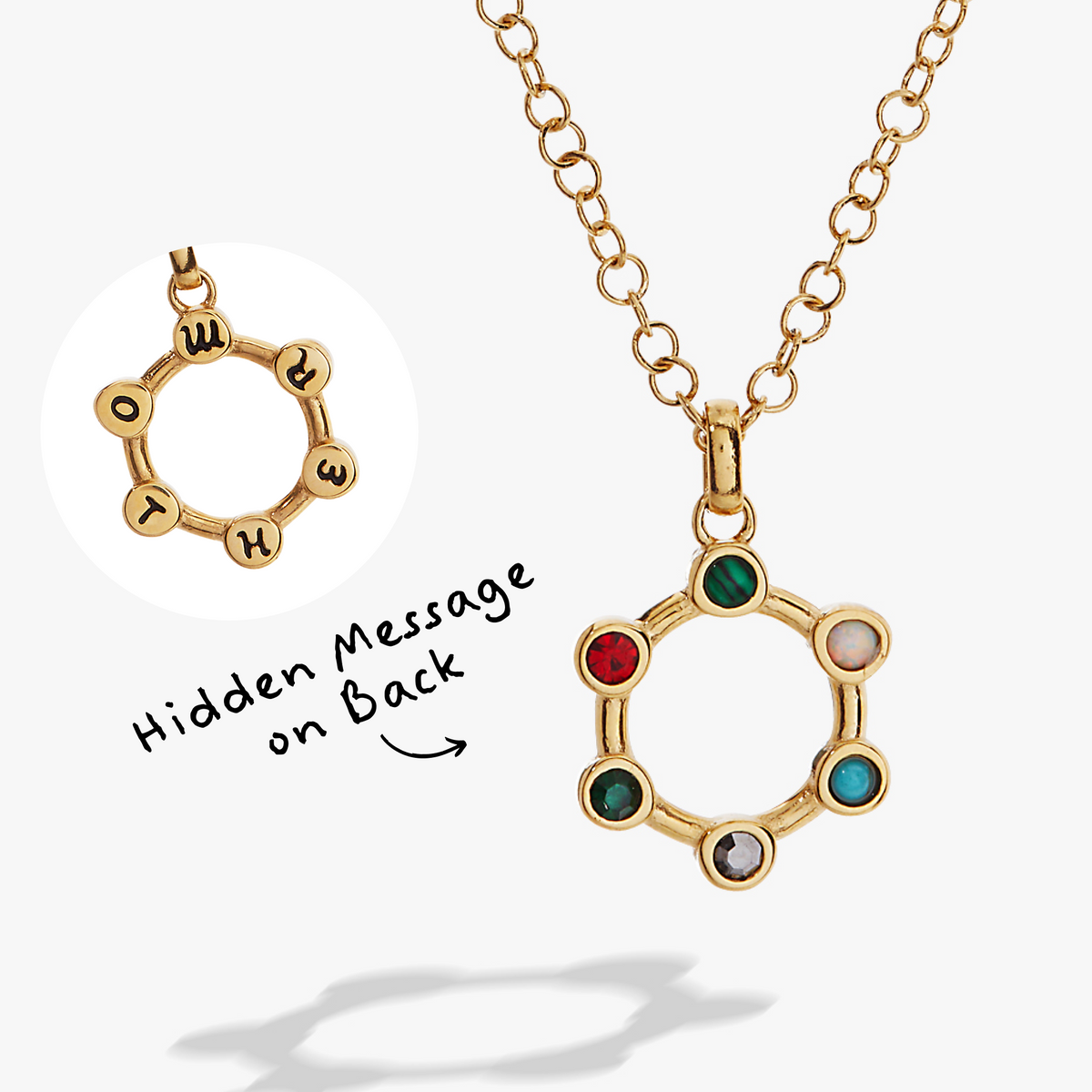 Mother Hidden Message Acrostic Necklace T-Shirts