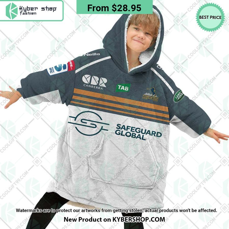Act Brumbies Super Rugby Pacific Home Jersey CUSTOM Hoodie Blanket
