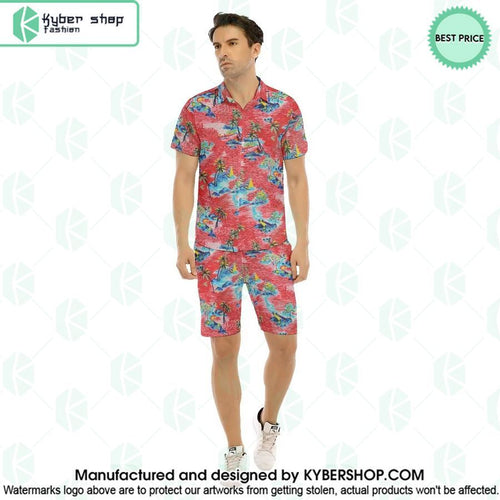 Adam Sandler True Romance Red Hawaiian Shirt