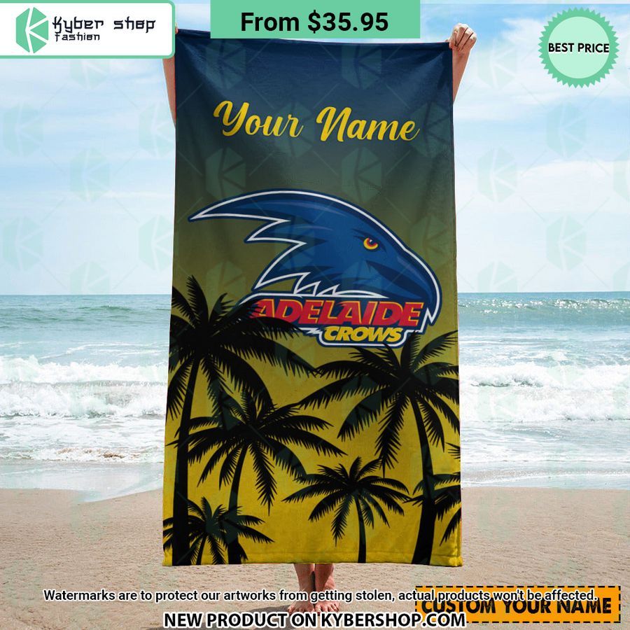 Adelaide Crows CUSTOM Beach Towel
