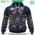 AFL Adelaide Crows Indigenous Design Hoodie