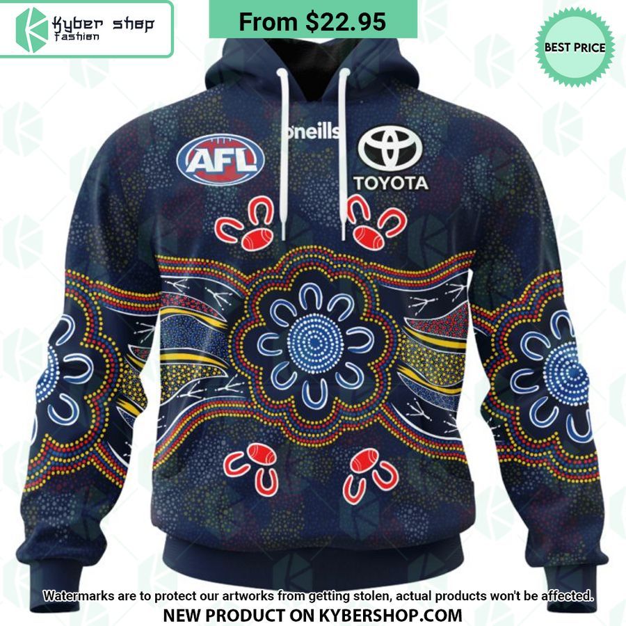 AFL Adelaide Crows Indigenous Design Hoodie