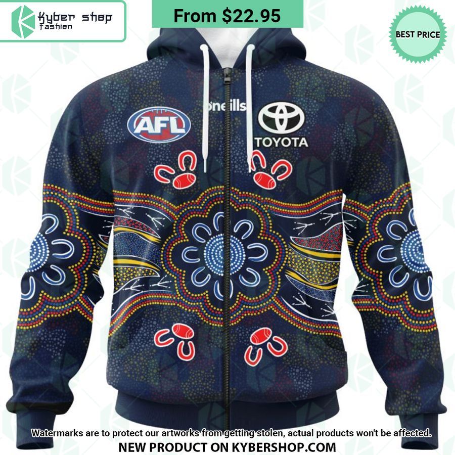 AFL Adelaide Crows Indigenous Design Hoodie