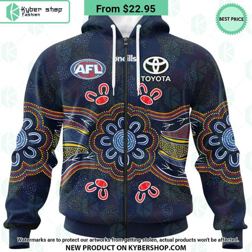 AFL Adelaide Crows Indigenous Design Hoodie