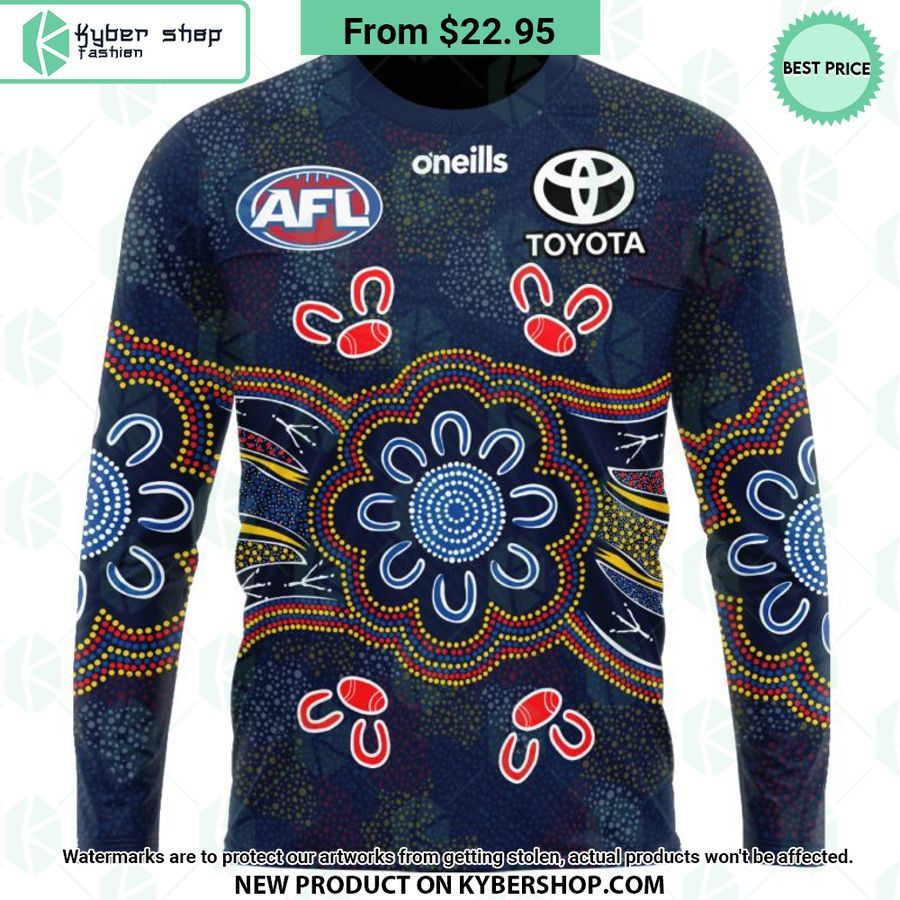 AFL Adelaide Crows Indigenous Design Hoodie