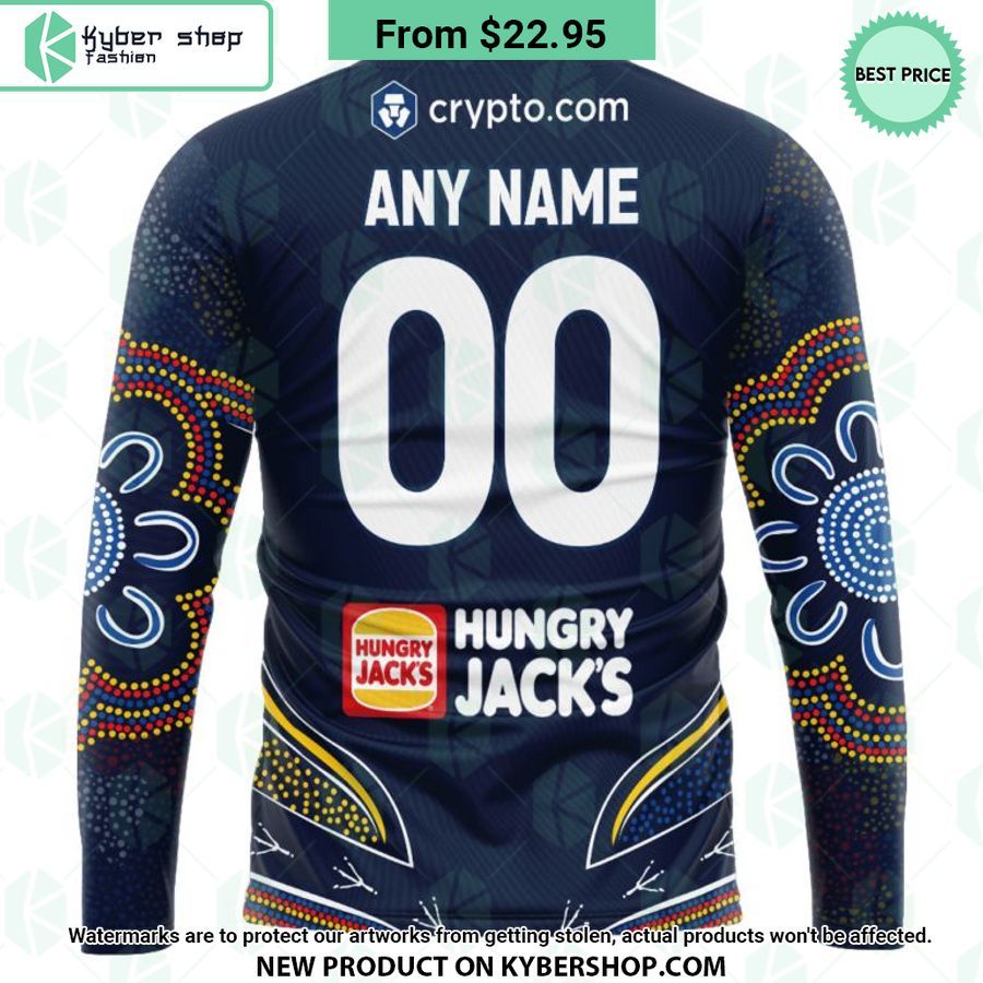AFL Adelaide Crows Indigenous Design Hoodie
