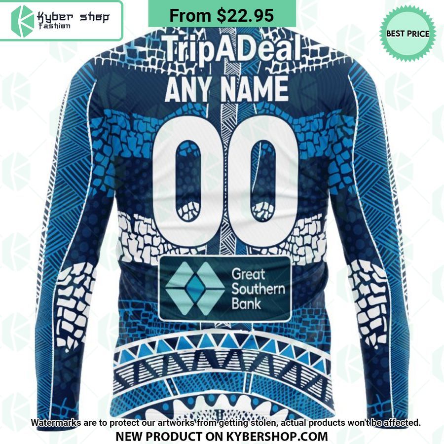 AFL Carlton Football Club Indigenous Design Hoodie