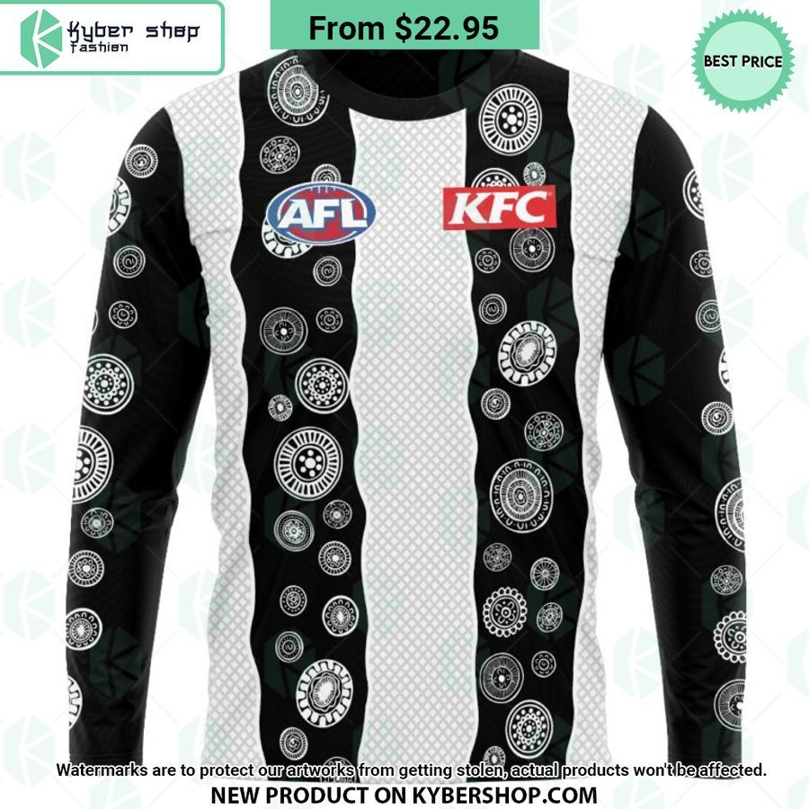 AFL Collingwood Football Club Indigenous Design Hoodie