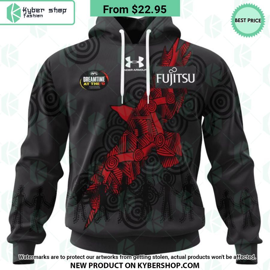 AFL Essendon Football Club Indigenous Design Hoodie