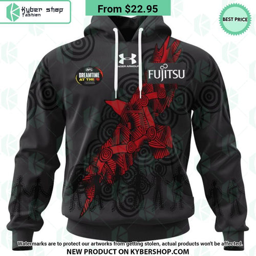 AFL Essendon Football Club Indigenous Design Hoodie
