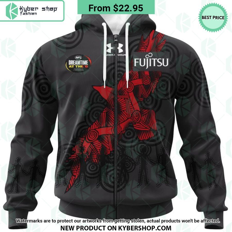 AFL Essendon Football Club Indigenous Design Hoodie