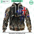 AFL Fremantle Dockers Camo Realtree Hunting Hoodie