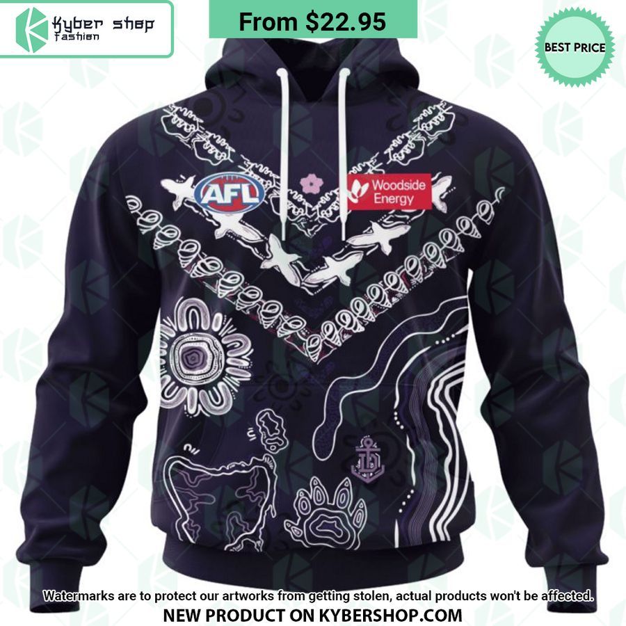 AFL Fremantle Dockers Indigenous Design Hoodie
