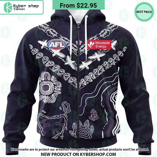 AFL Fremantle Dockers Indigenous Design Hoodie