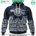 AFL Geelong Cats Indigenous Design Hoodie
