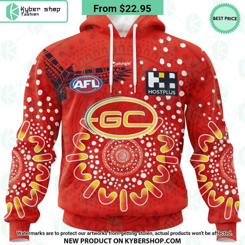 AFL Gold Coast Suns Indigenous Design Hoodie