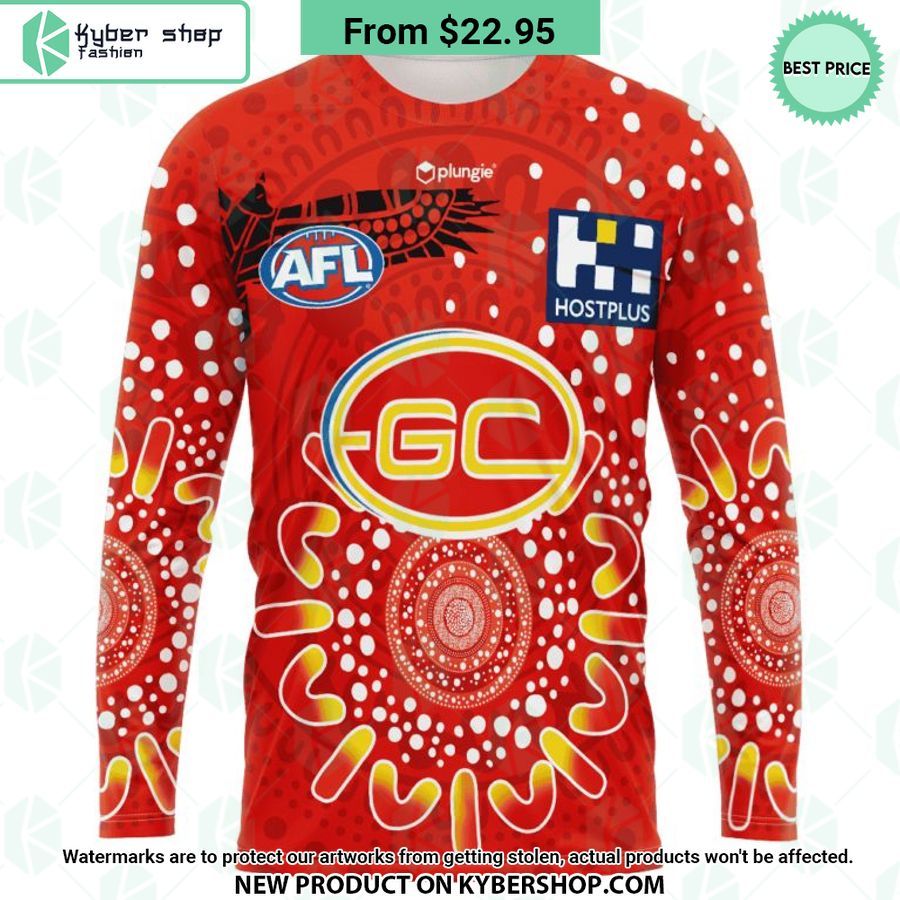 AFL Gold Coast Suns Indigenous Design Hoodie