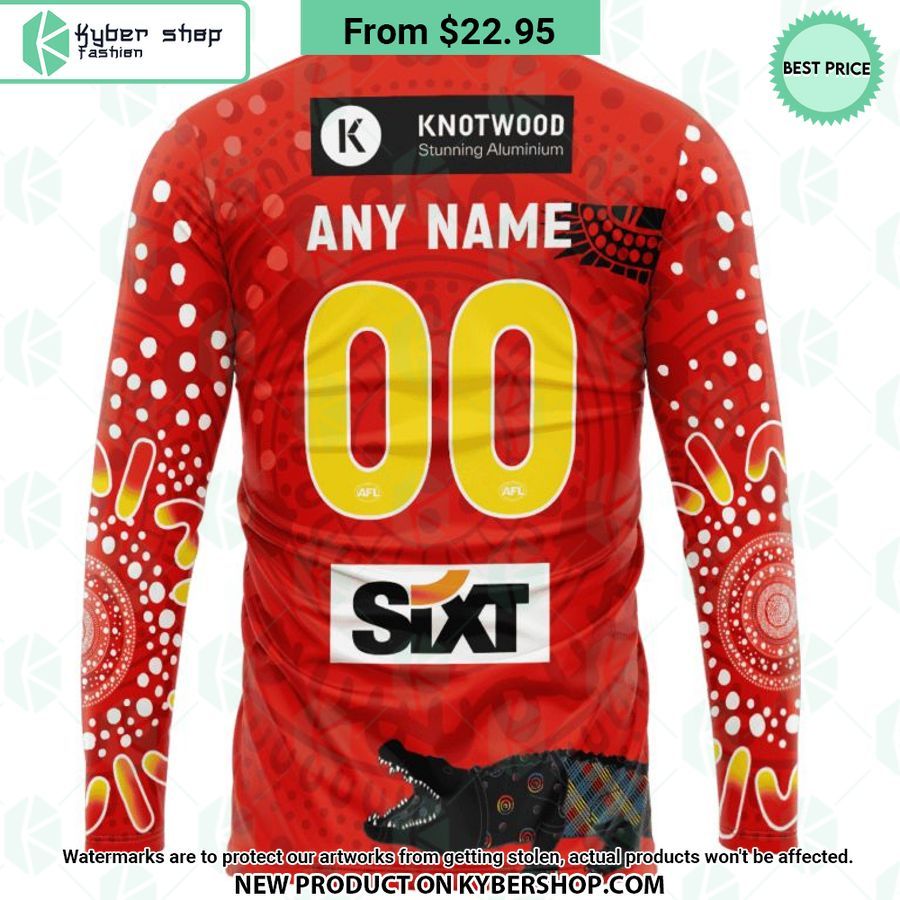 AFL Gold Coast Suns Indigenous Design Hoodie