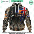 AFL Greater Western Sydney Giants Camo Realtree Hunting Hoodie