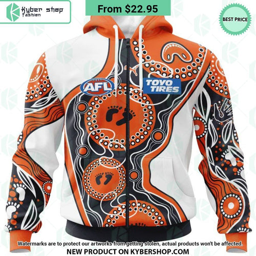 AFL Greater Western Sydney Giants Indigenous Design Hoodie
