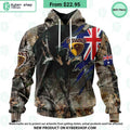 AFL Hawthorn Football Club Camo Realtree Hunting Hoodie