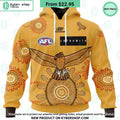 AFL Hawthorn Football Club Indigenous Design Hoodie