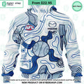 AFL North Melbourne Football Club Indigenous Design Hoodie