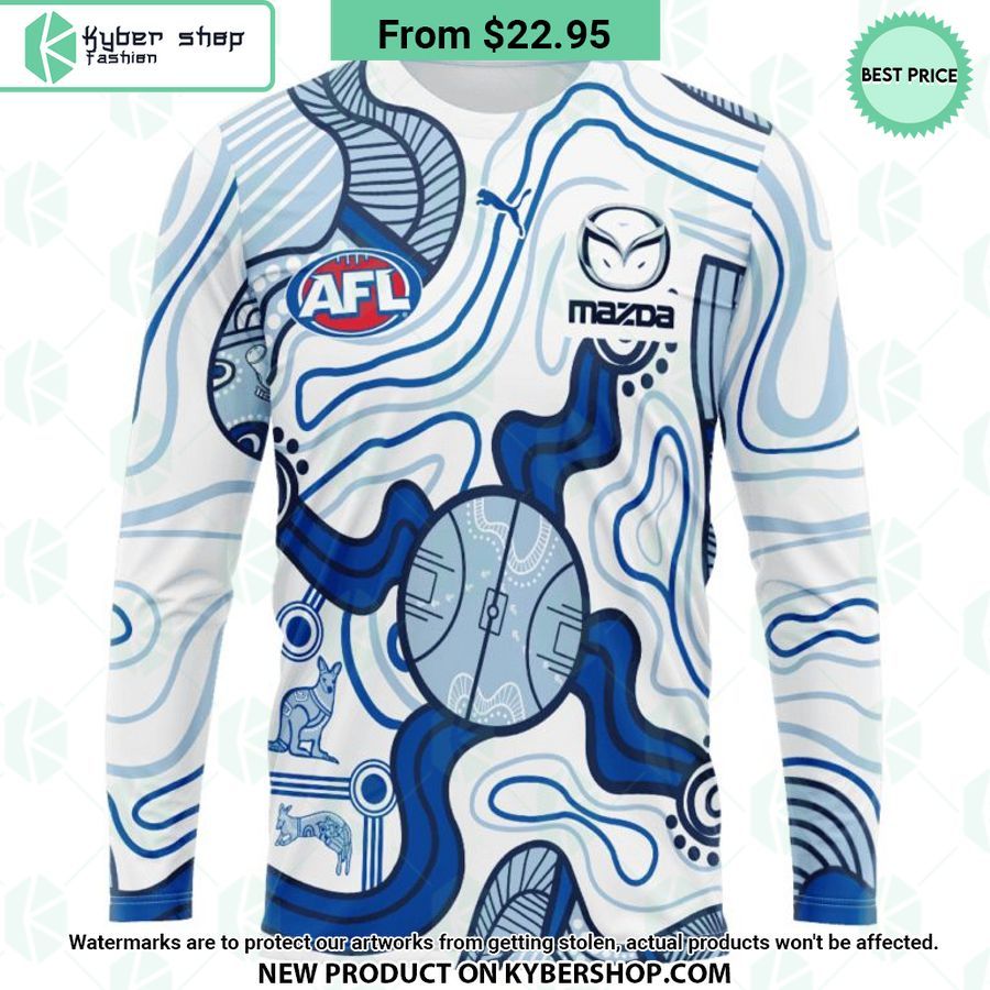AFL North Melbourne Football Club Indigenous Design Hoodie