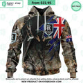 AFL Port Adelaide Football Club Camo Realtree Hunting Hoodie