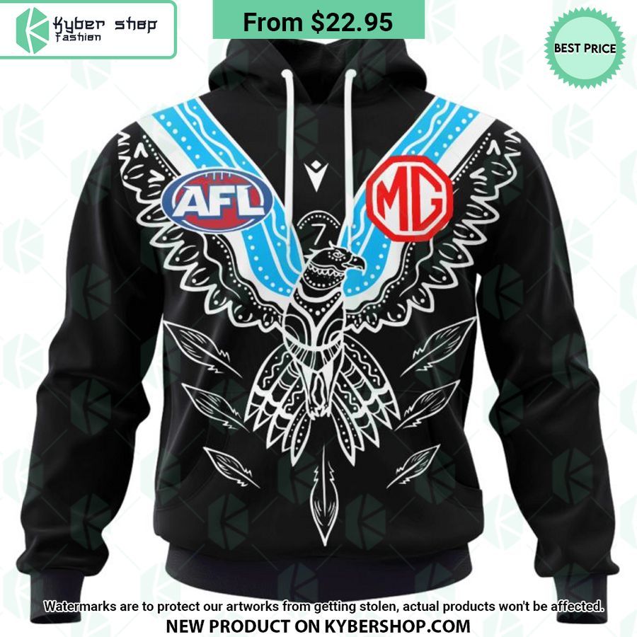 AFL Port Adelaide Football Club Indigenous Design Hoodie
