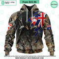 AFL Sydney Swans Camo Realtree Hunting Hoodie