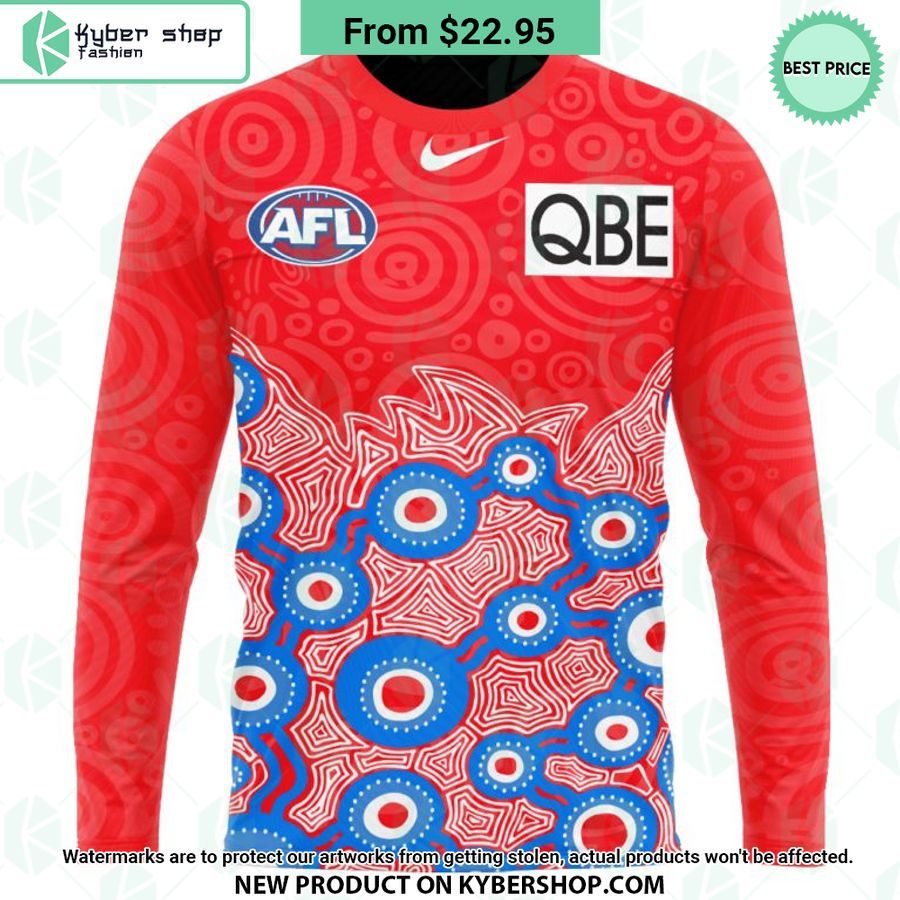 AFL Sydney Swans Indigenous Design Hoodie