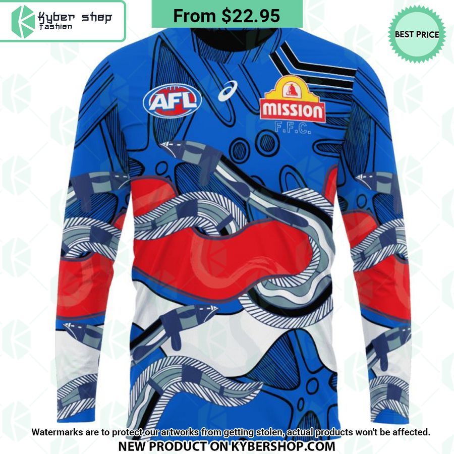 AFL Western Bulldogs Indigenous Design Hoodie