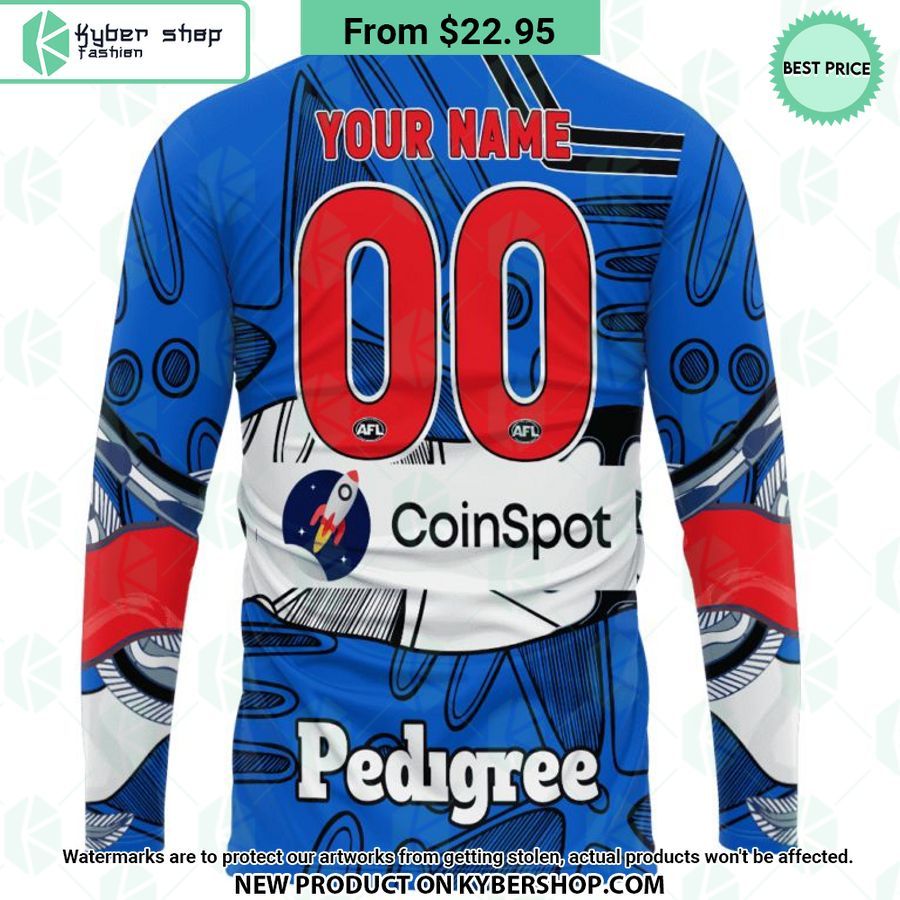 AFL Western Bulldogs Indigenous Design Hoodie